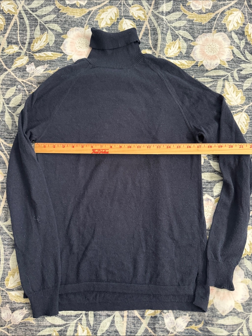 Small Navy Merino Turtleneck by the Knit Project